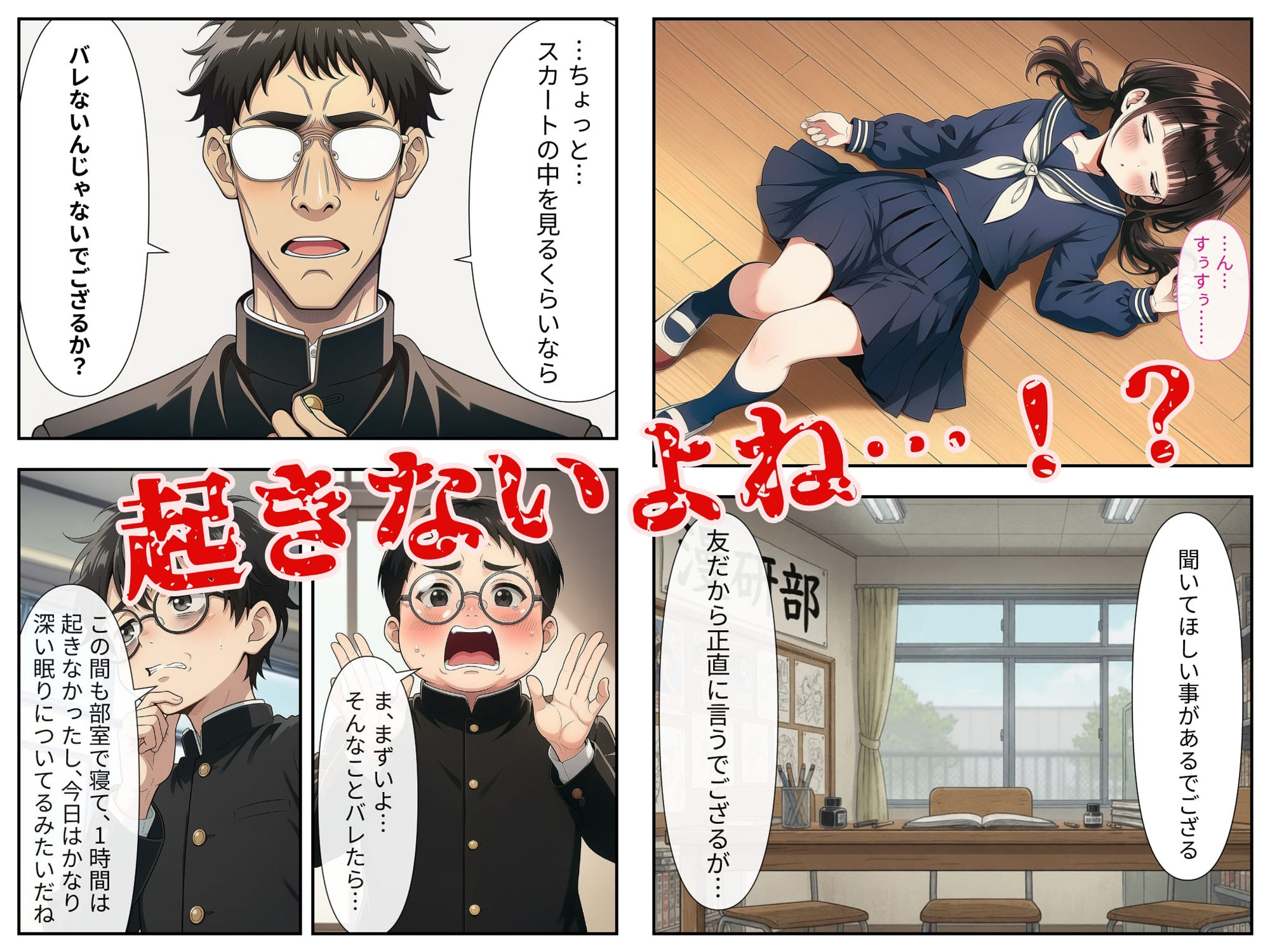 漫研の眠り姫〜睡眠薬で眠らされた無垢な後輩 1話・2話〜 サンプル画像3