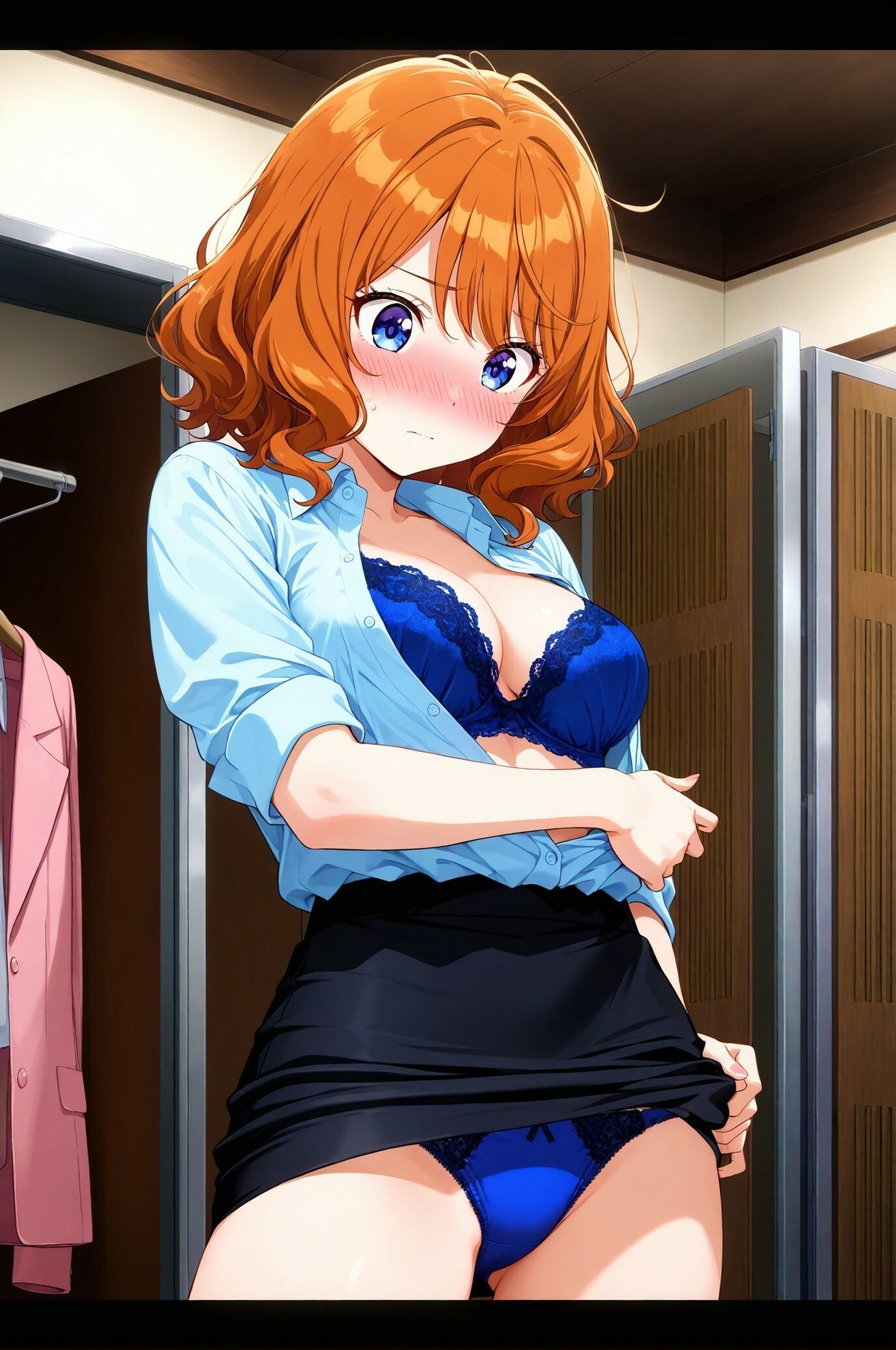 潜入女子更衣室  OLさん生着替え中 サンプル画像5