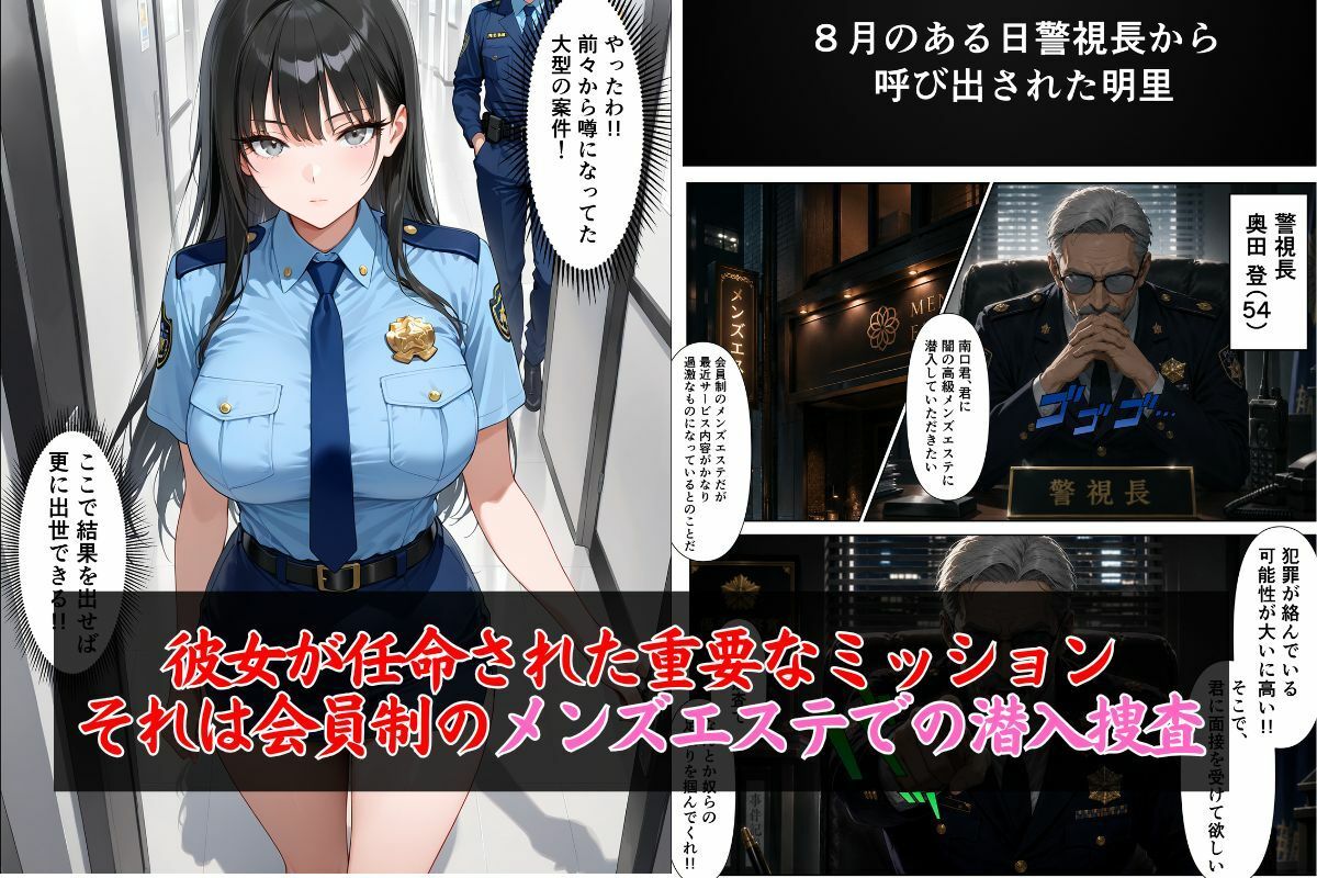 潜入捜査失敗 。〜巨乳女警の淫らな末路〜 サンプル画像2