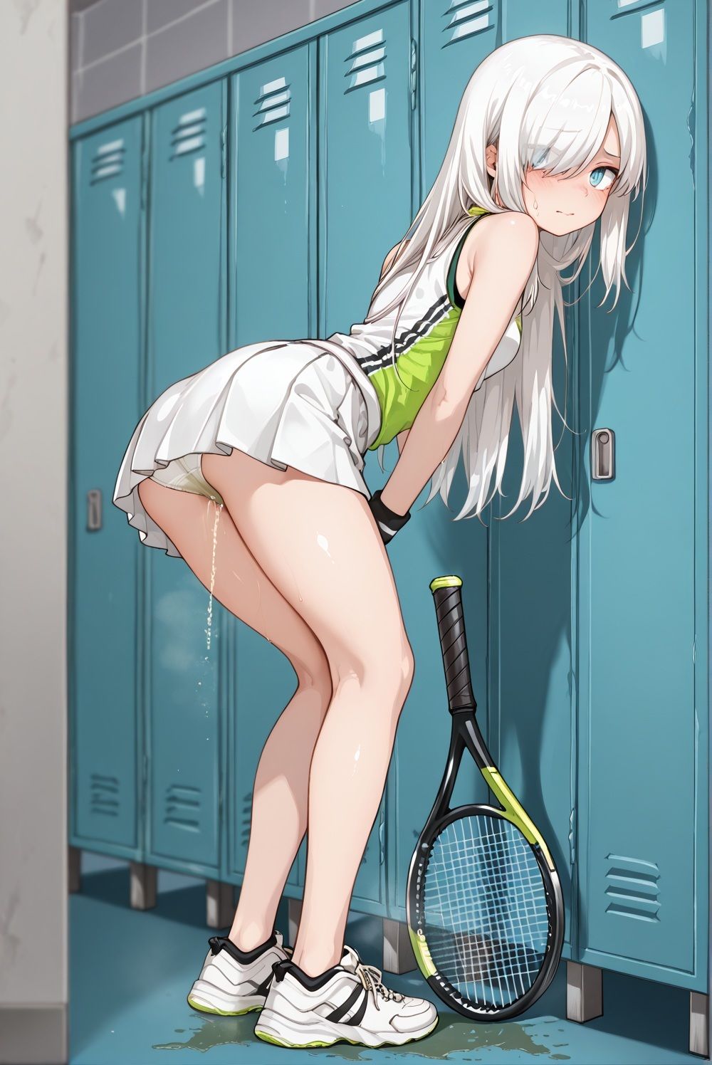 濡れゆくテニスコート サンプル画像2