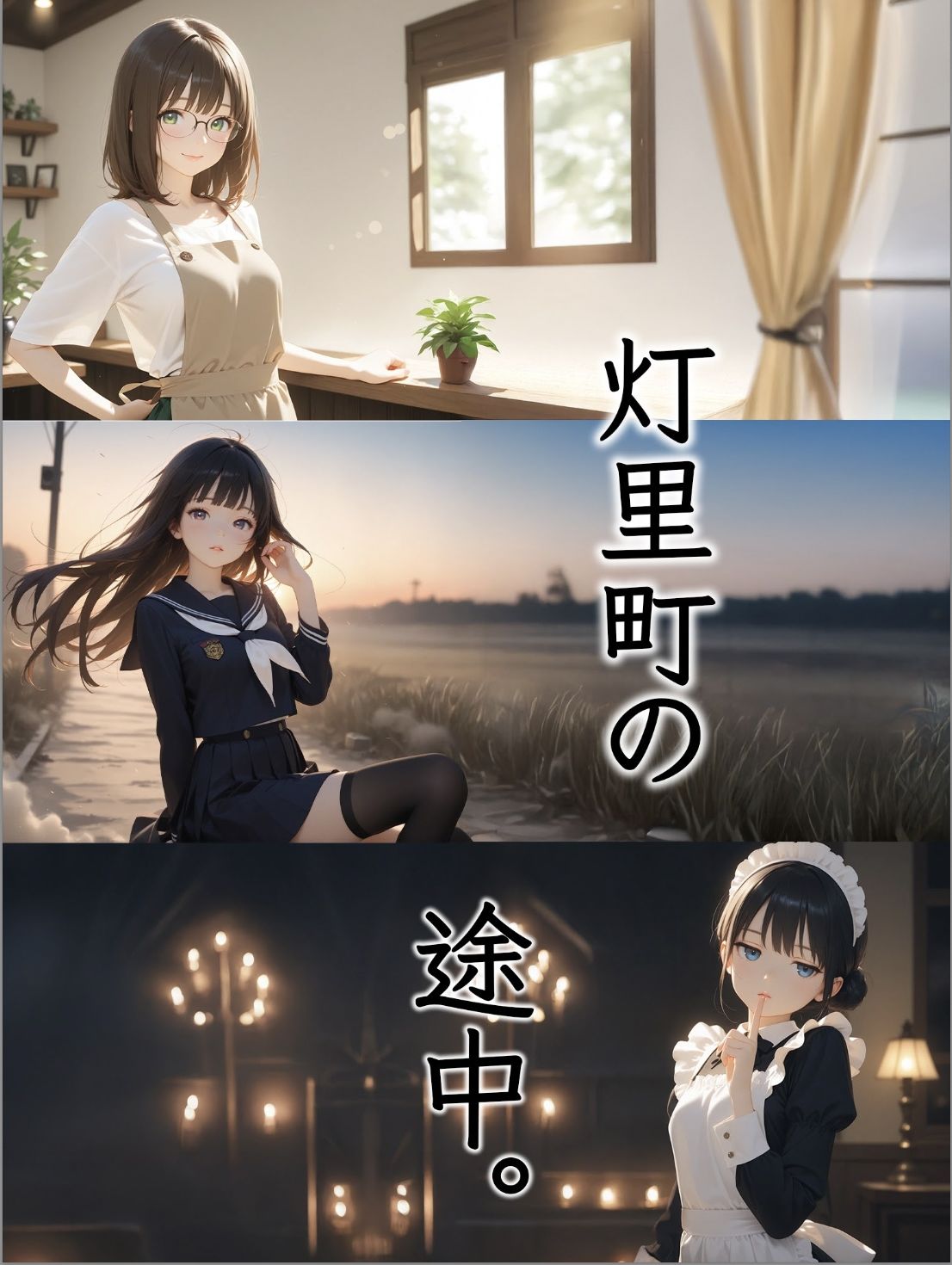 灯里町の途中〜素直になれない幼馴染、無自覚な献身、琥珀色の奉仕〜 サンプル画像1