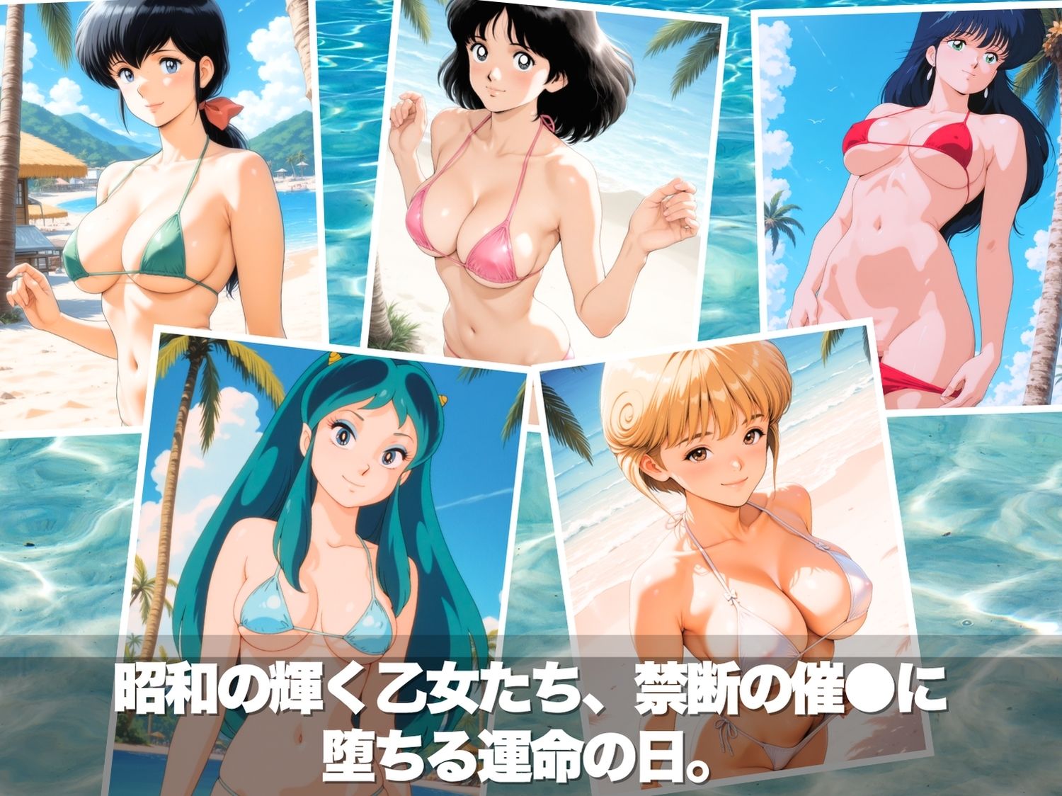 灼熱の砂浜で溶かされた青春 サンプル画像1