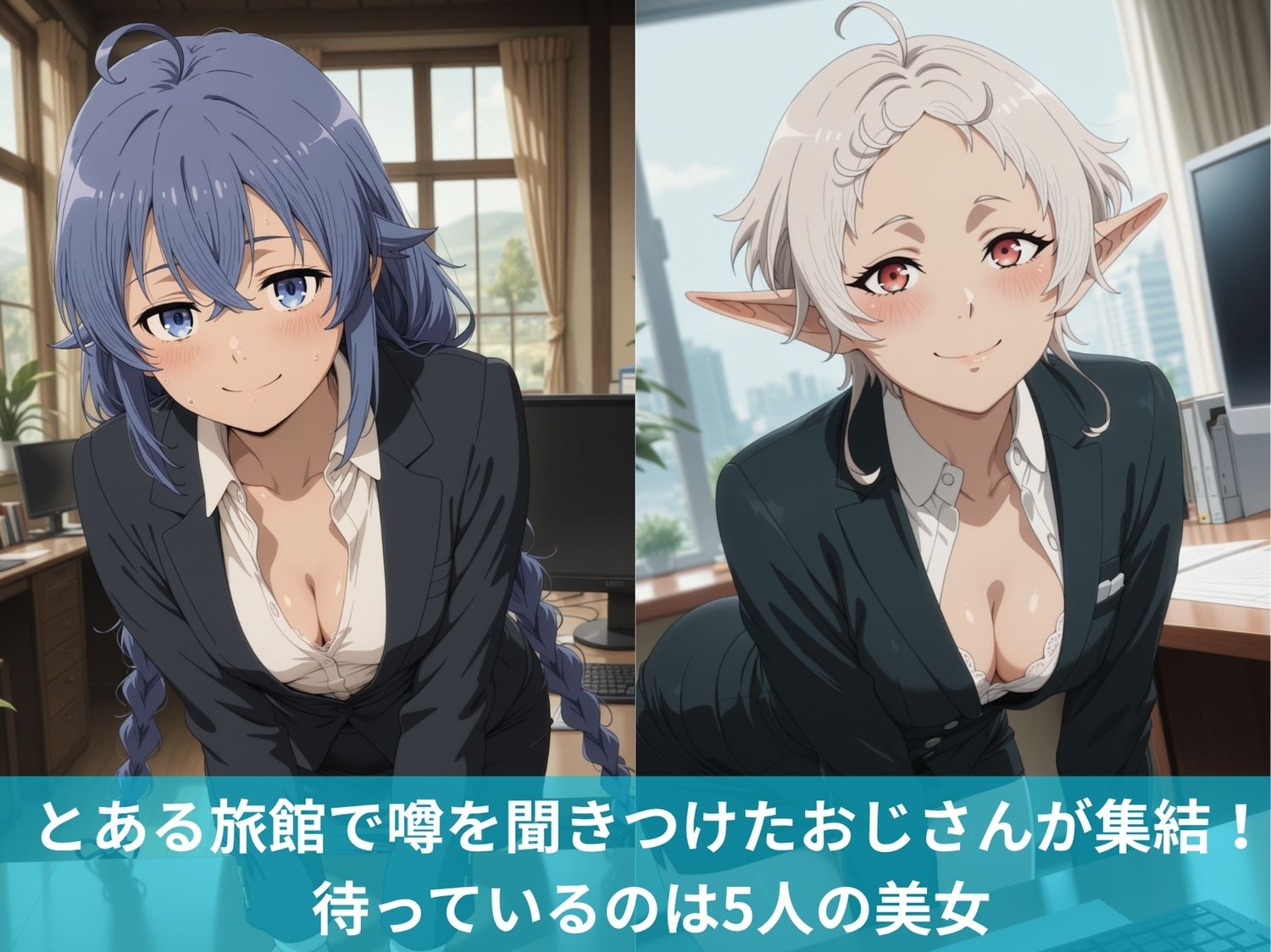 無●転生 〜異●界行ったら本気だす〜の娘とハーレム旅館 サンプル画像1