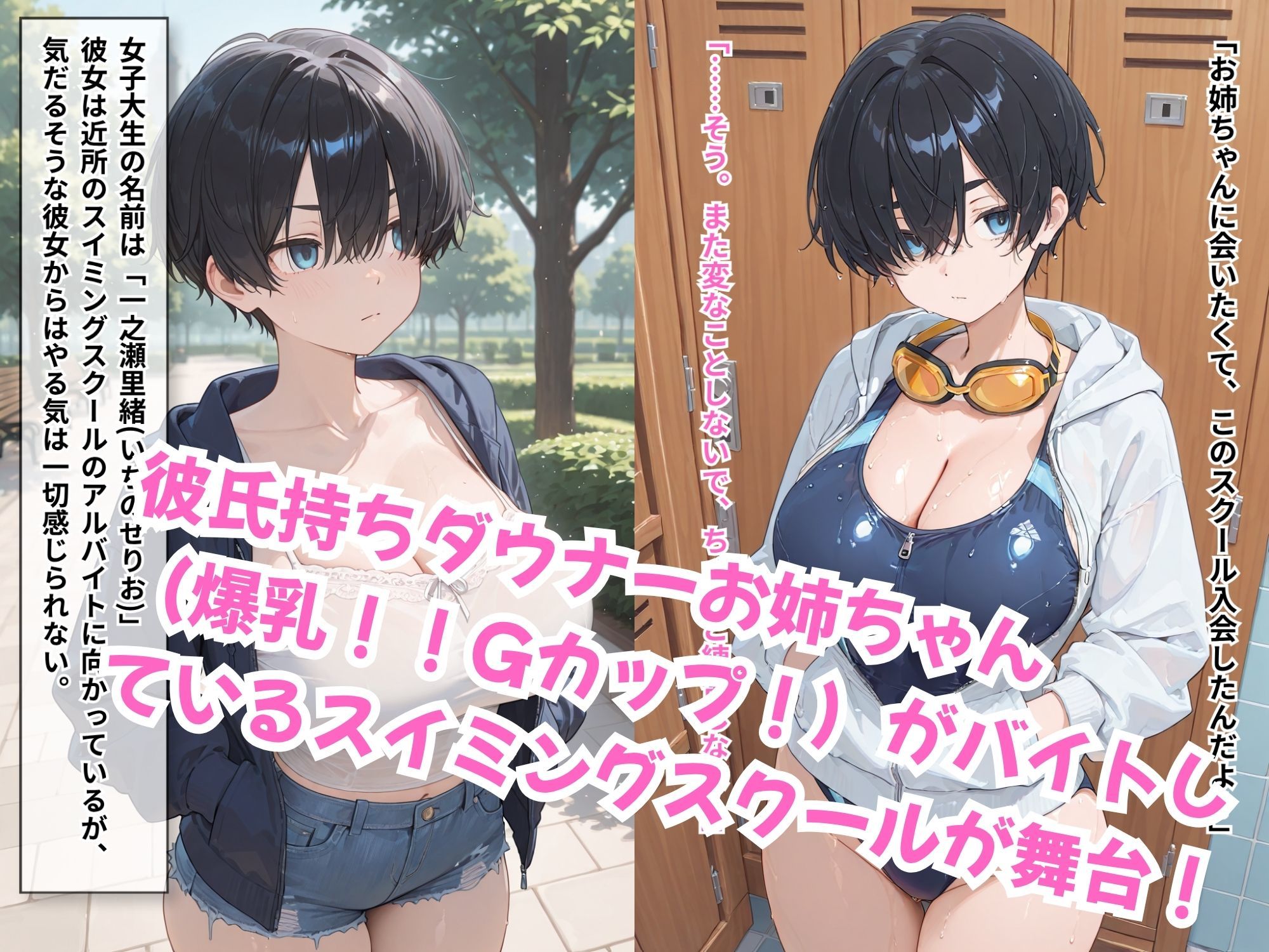 無抵抗なあの子はボクに寝取られる 水泳インストラクター編 サンプル画像1