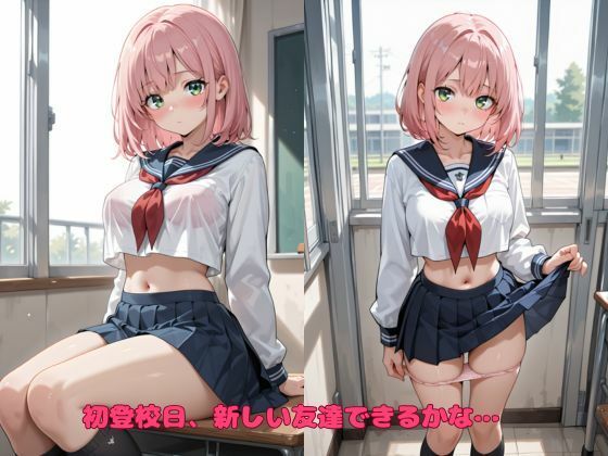 無防備すぎる…かわいい転校生がやってきた サンプル画像1