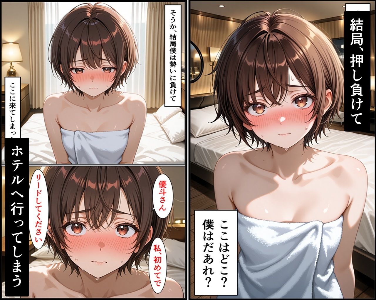無防備すぎる同級生に、理性が追いつかなかった話 第13話「温泉旅行の始まり」 サンプル画像2