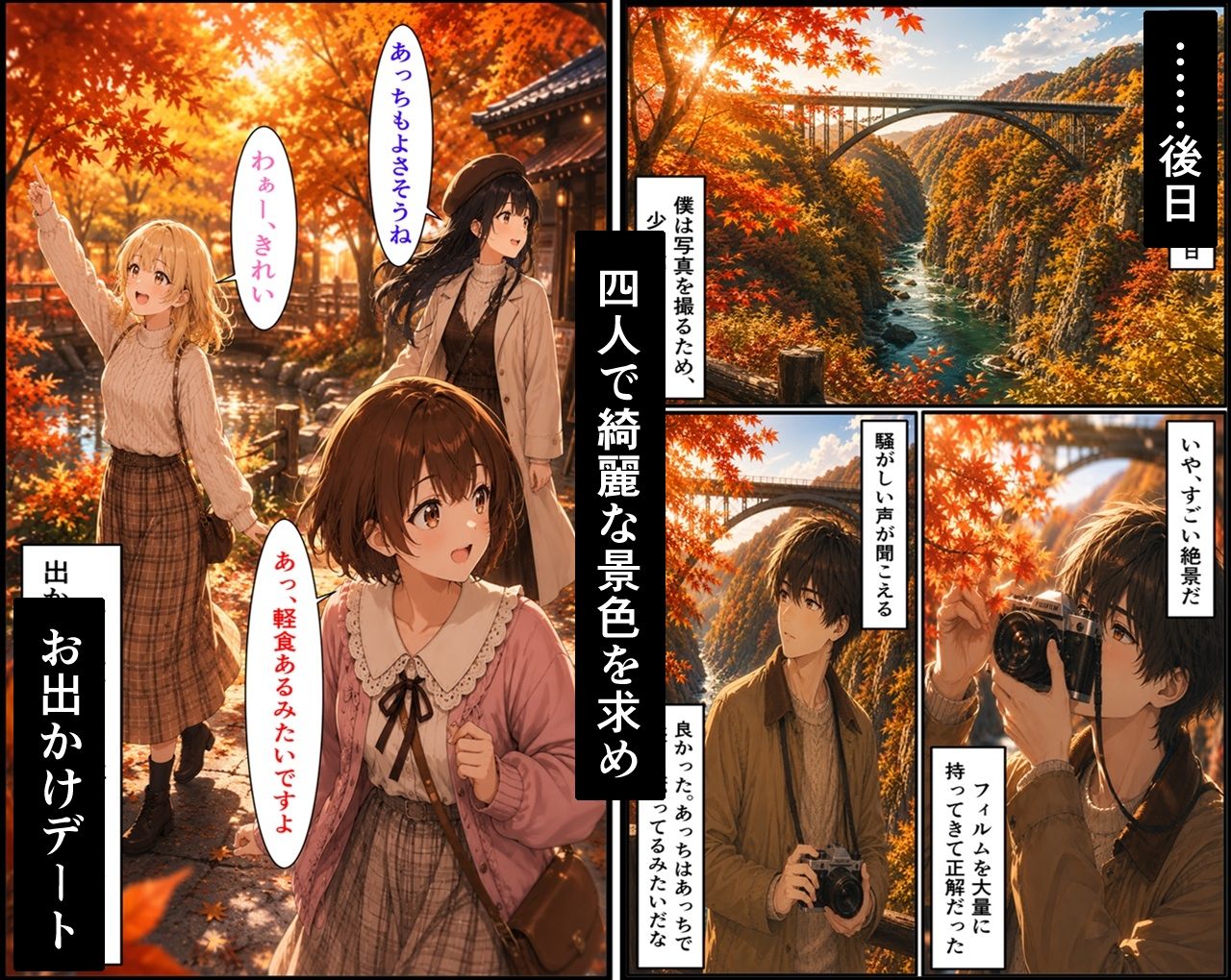 無防備すぎる同級生に、理性が追いつかなかった話 第13話「温泉旅行の始まり」 サンプル画像8