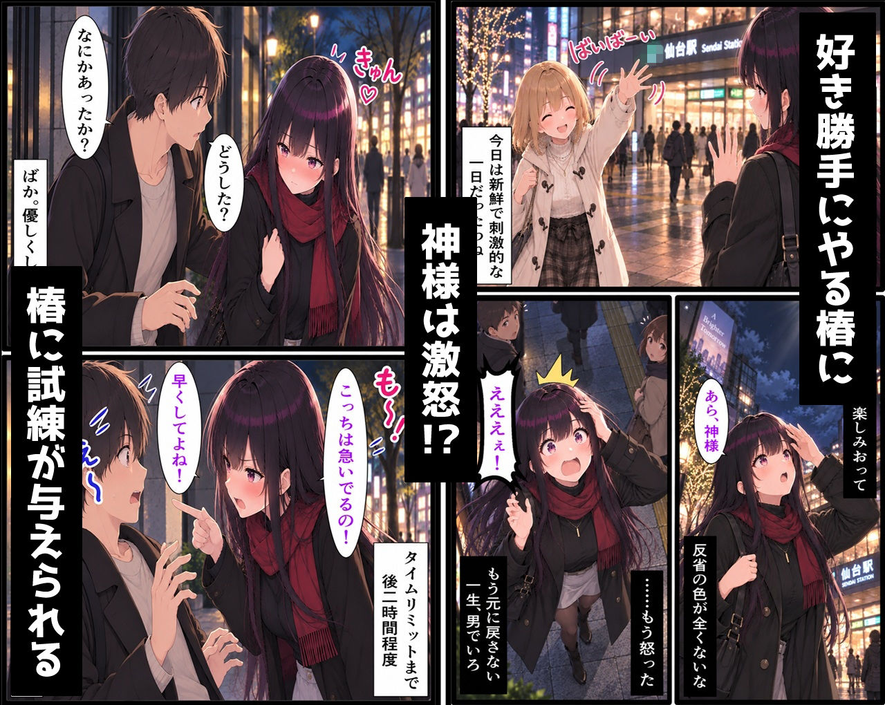 無防備すぎる同級生に、理性が追いつかなかった話 第17.5話「椿の秘密の一日」 サンプル画像8