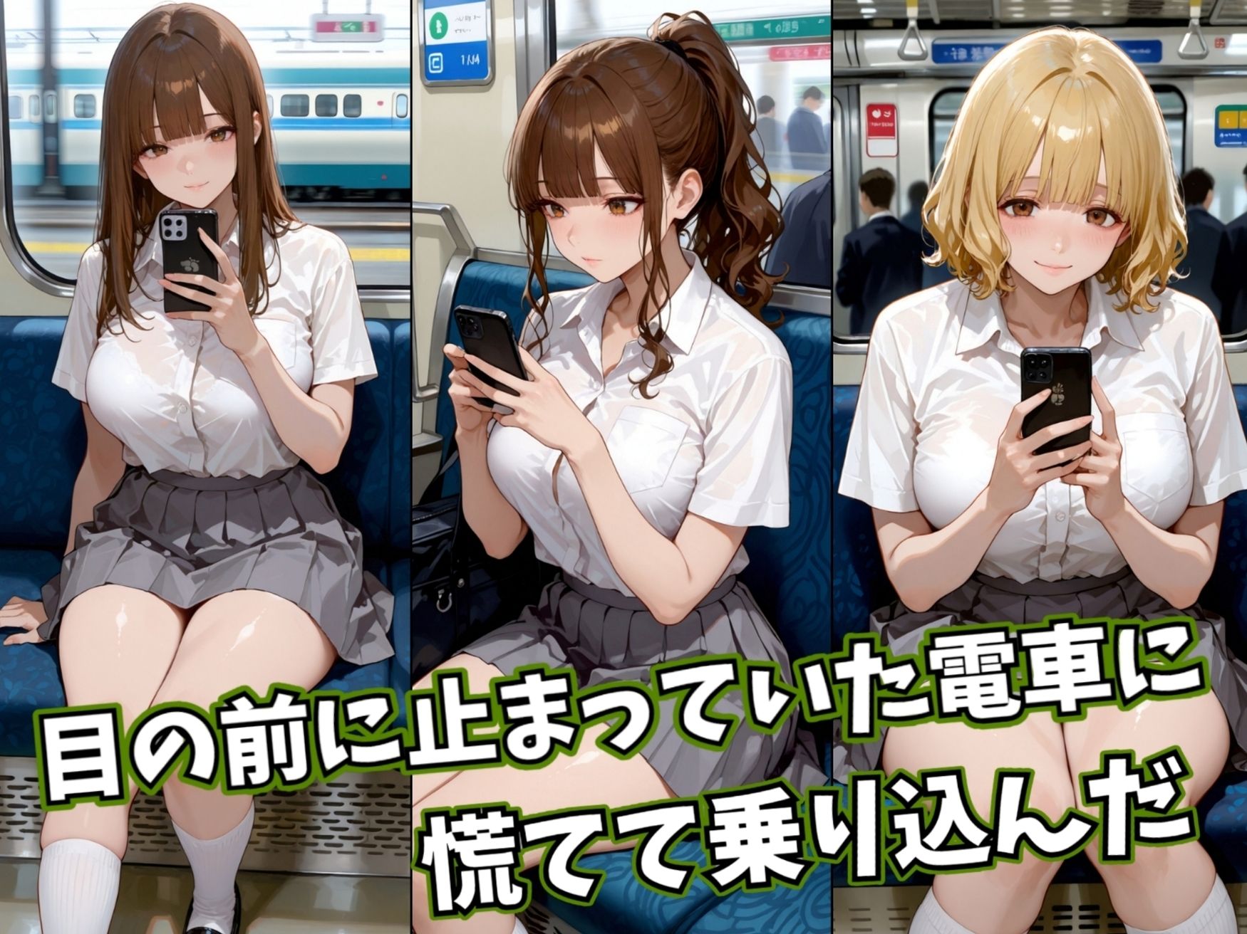 無限射精電車 〜次の停車駅は…君の奥〜Vol.2 サンプル画像5