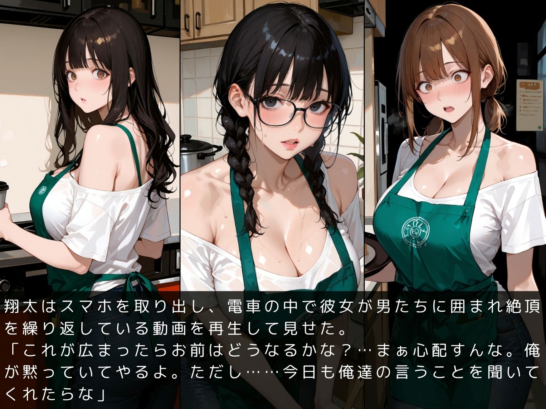 無限射精電車 アルバイト編 〜カフェでの再会〜 サンプル画像7