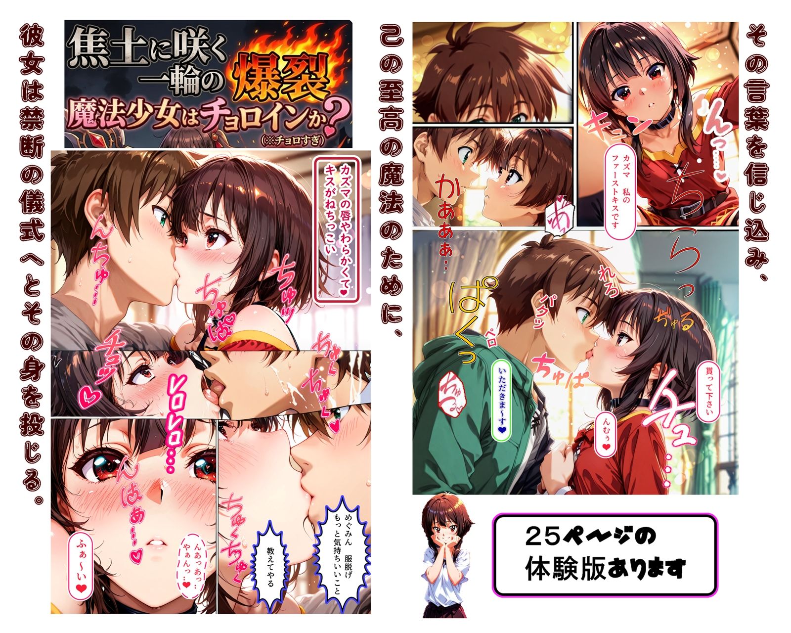 焦土に咲く一輪の爆裂、魔法少女はチョロインか？ サンプル画像3
