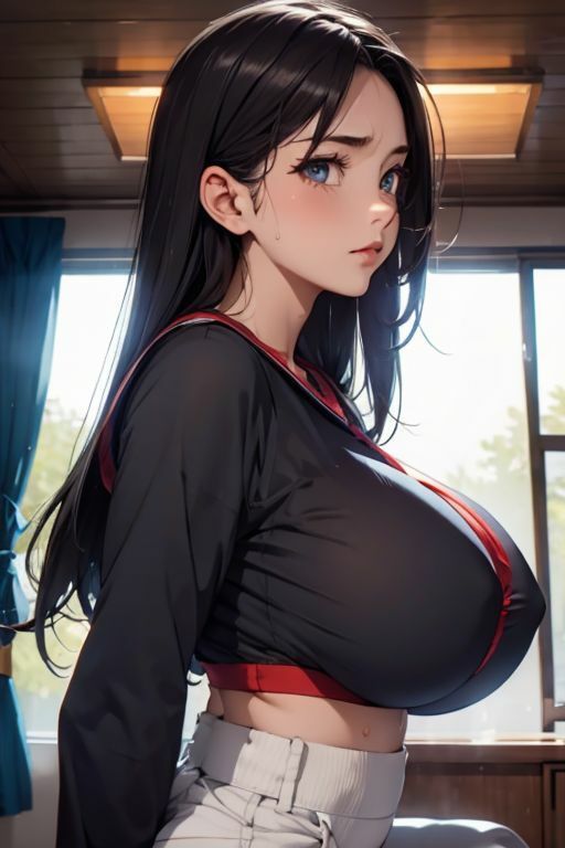 爆乳AI黒制服1 サンプル画像9