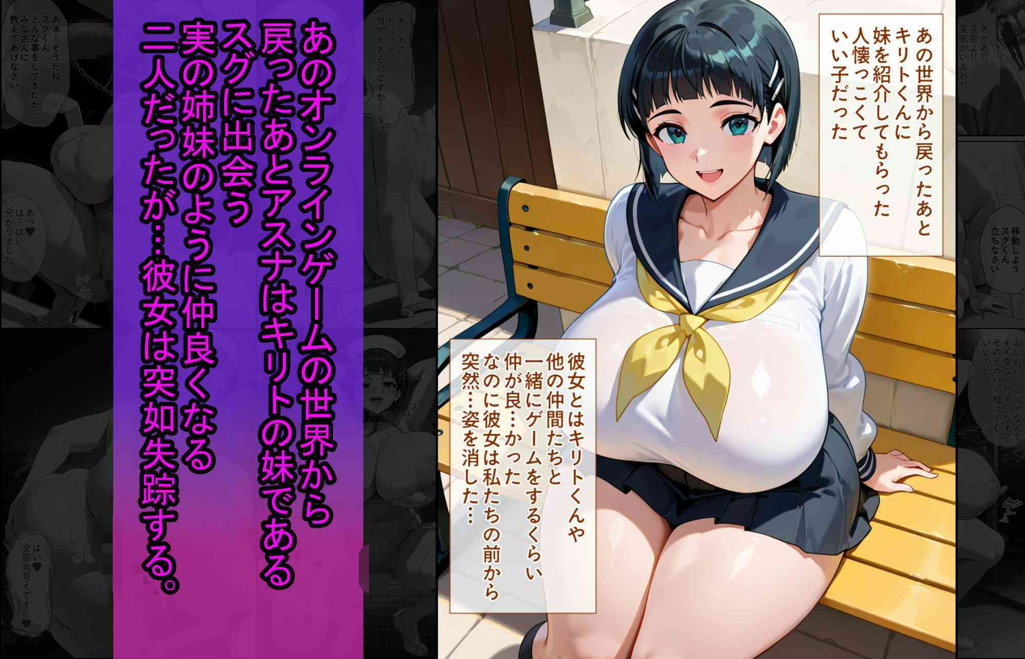 爆乳J●  アスナちゃんが巨根おじさんに寝取られる  話13 サンプル画像3