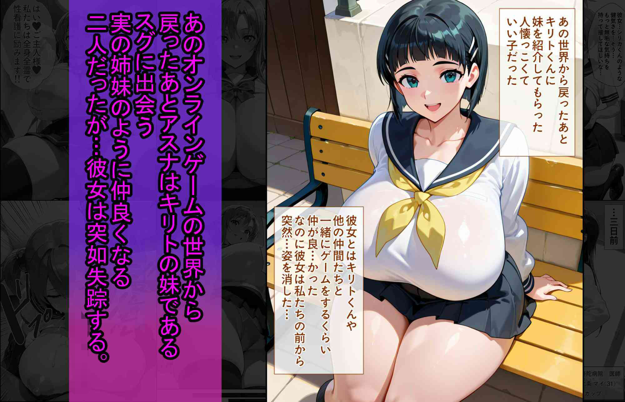 爆乳J●  アスナちゃんが巨根おじさんに寝取られる  話14 サンプル画像3