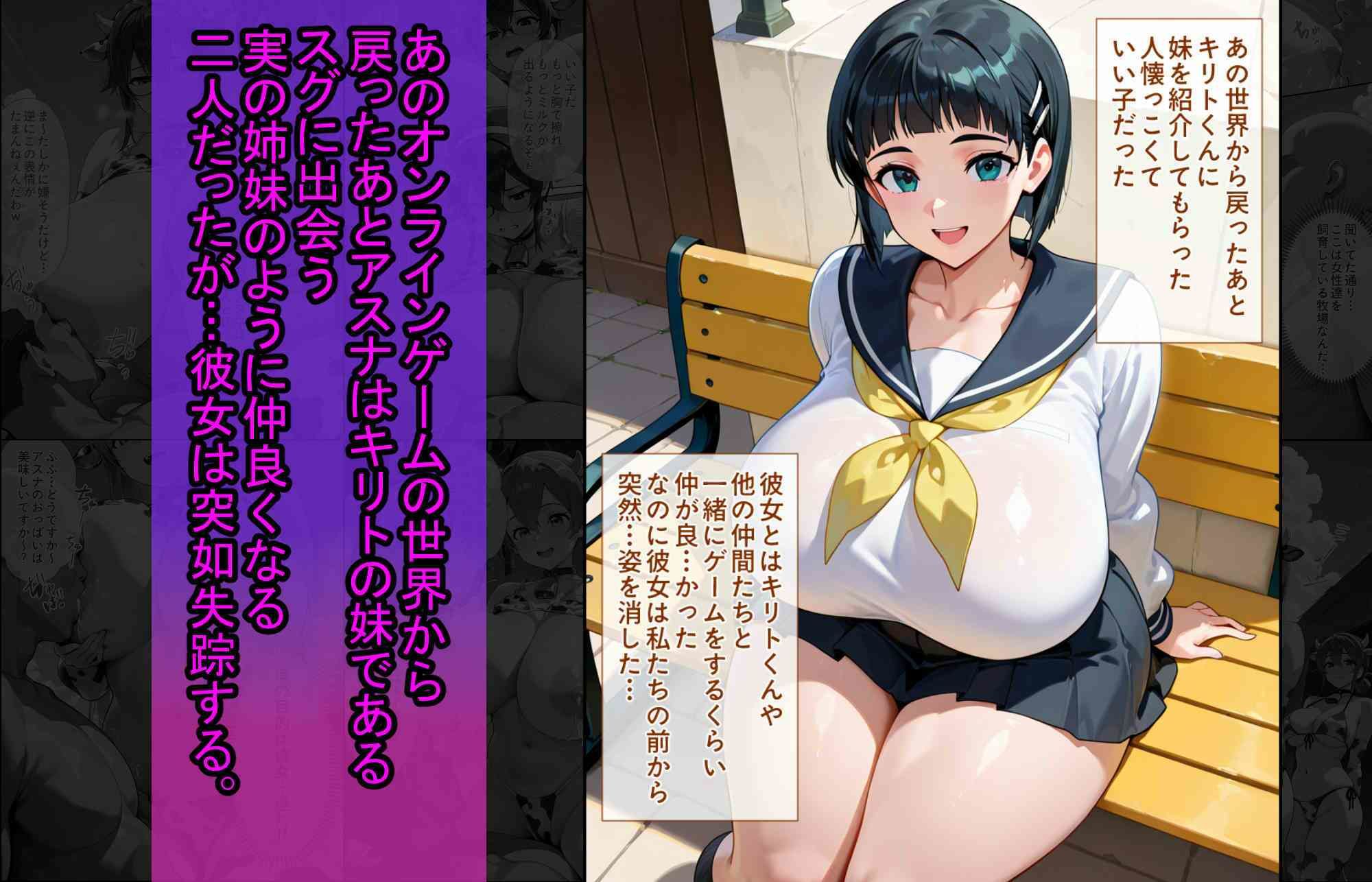 爆乳J●  シノンちゃんが巨根おじさんに寝取られる  話2 サンプル画像3