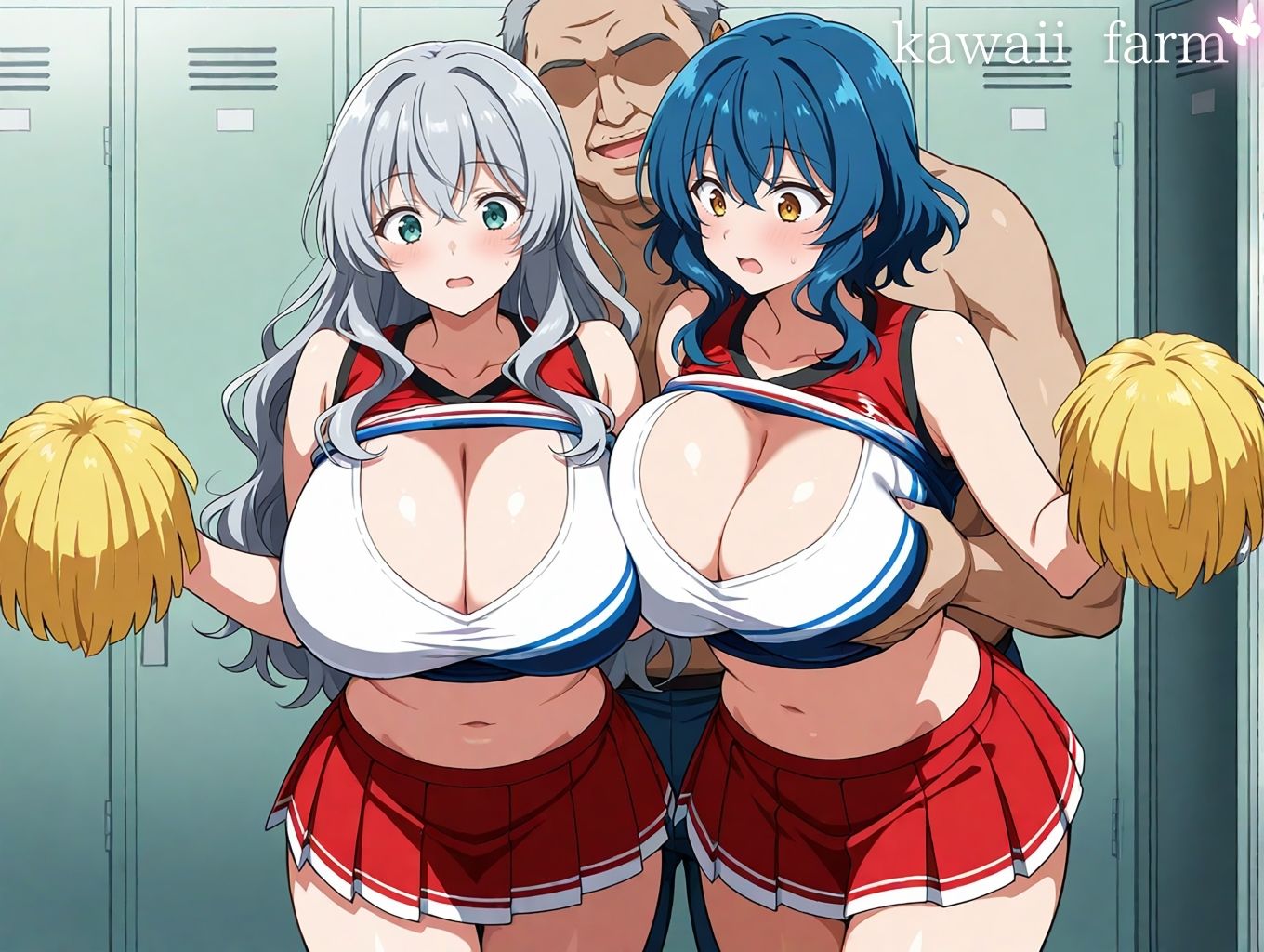 爆乳まみれ チアガールver. サンプル画像6