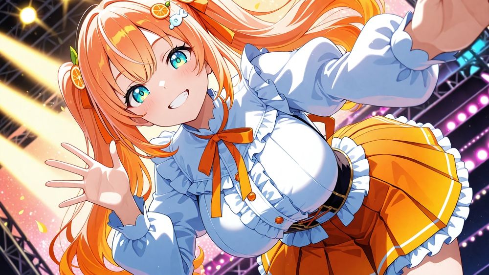 爆乳アイドルが秘密の副業で衣装のままハメ撮り受精【4K】【400枚】 サンプル画像2