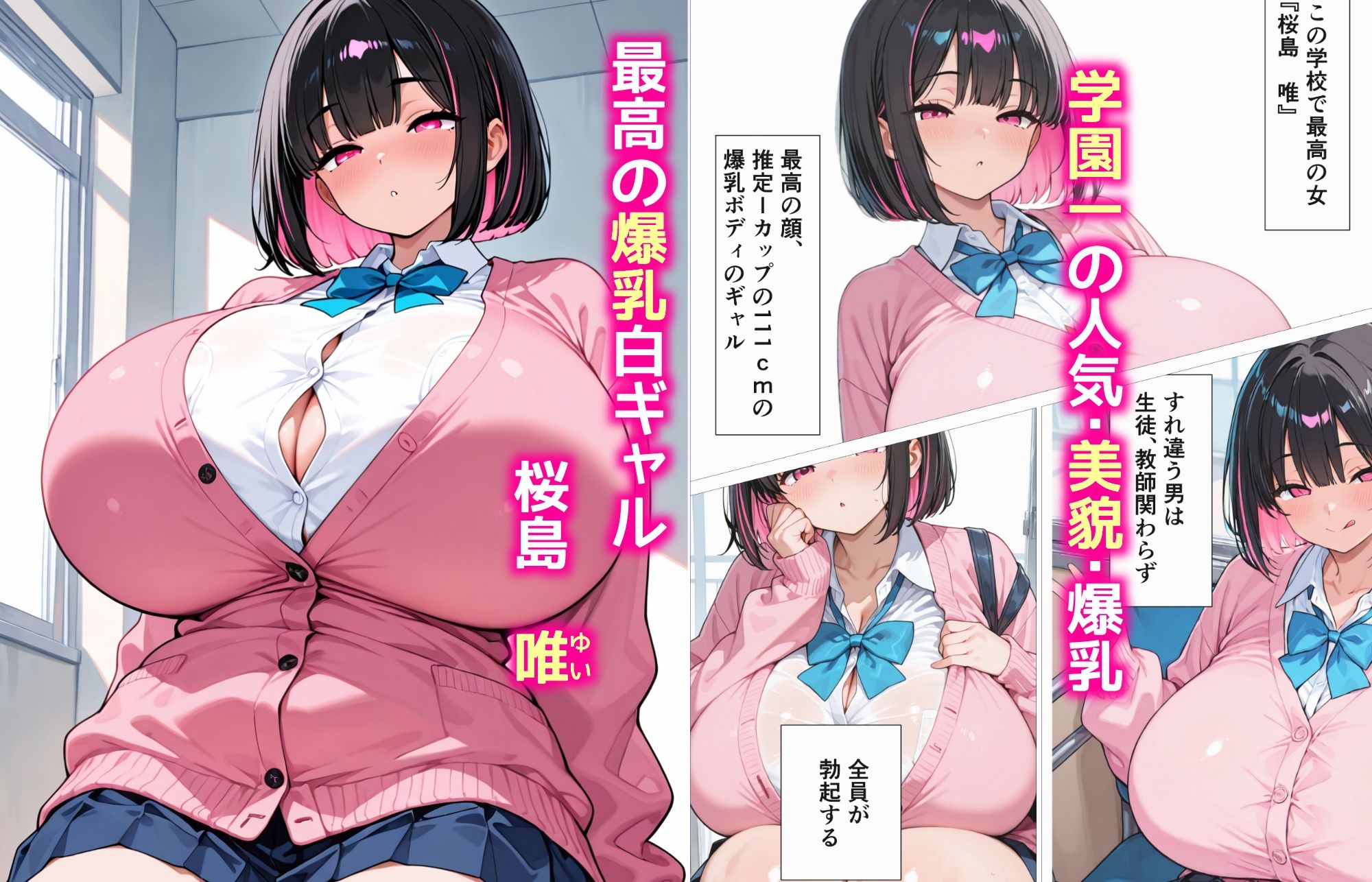 爆乳ギャルを催〇で性〇隷にするつもりが制御不能になってあまあまHで無限に搾精されちゃうお話 サンプル画像1