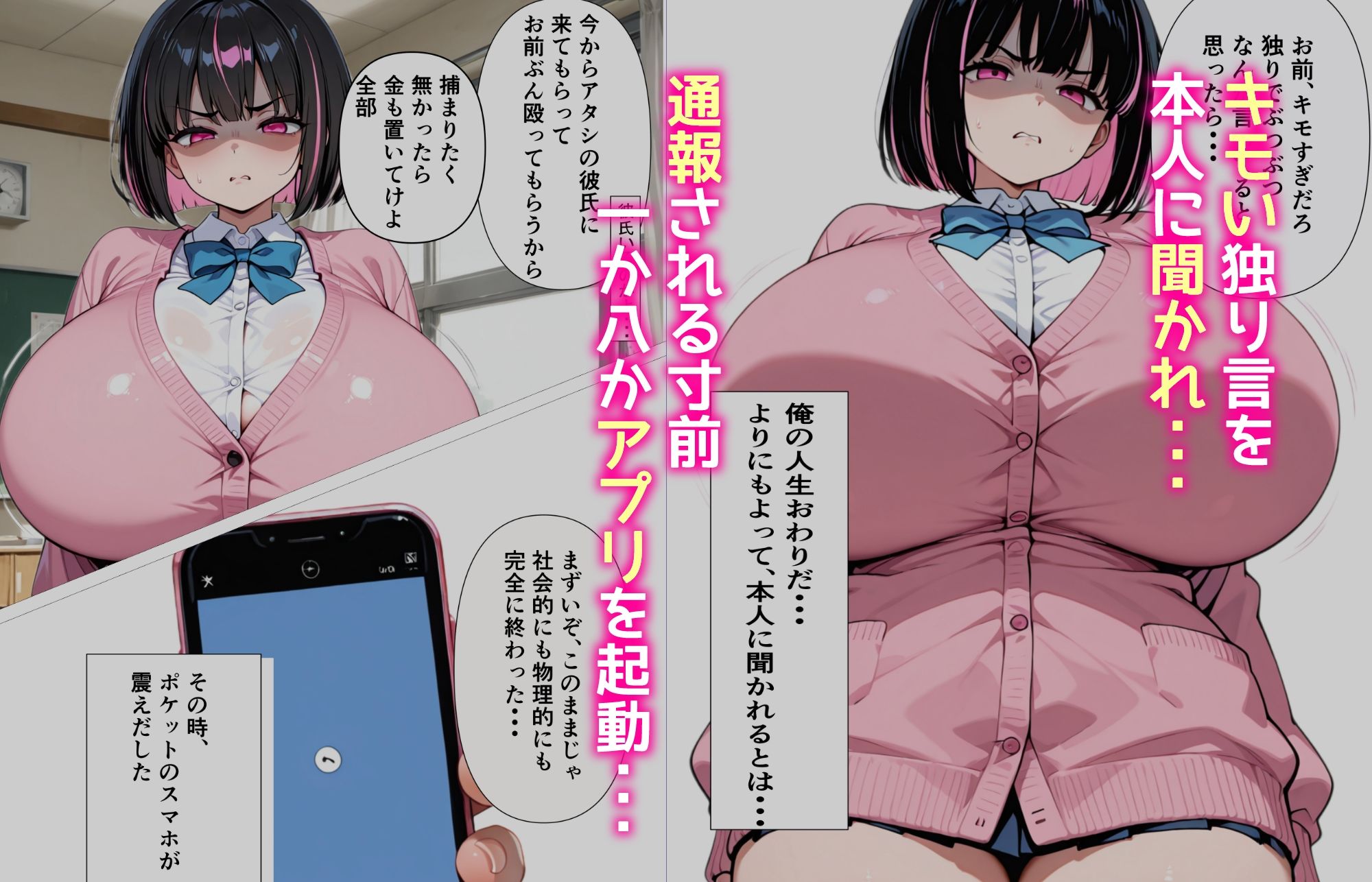 爆乳ギャルを催〇で性〇隷にするつもりが制御不能になってあまあまHで無限に搾精されちゃうお話 サンプル画像3