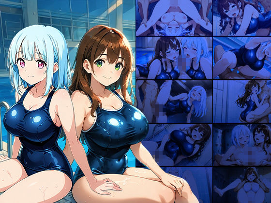 爆乳スク水姉妹が顧問教師と淫らな特別トレーニング【4K】 サンプル画像1
