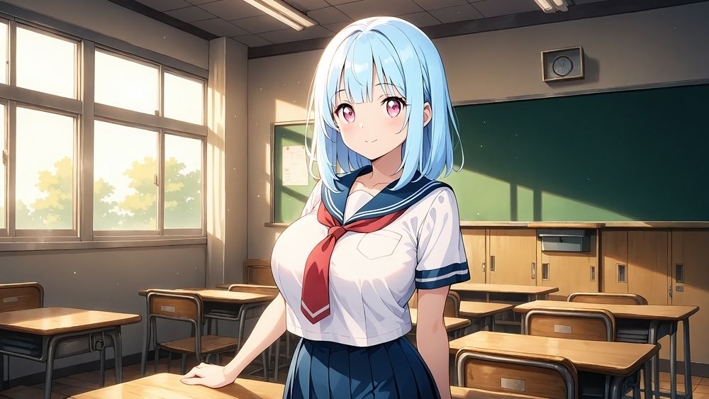 爆乳スク水姉妹が顧問教師と淫らな特別トレーニング【4K】 サンプル画像2