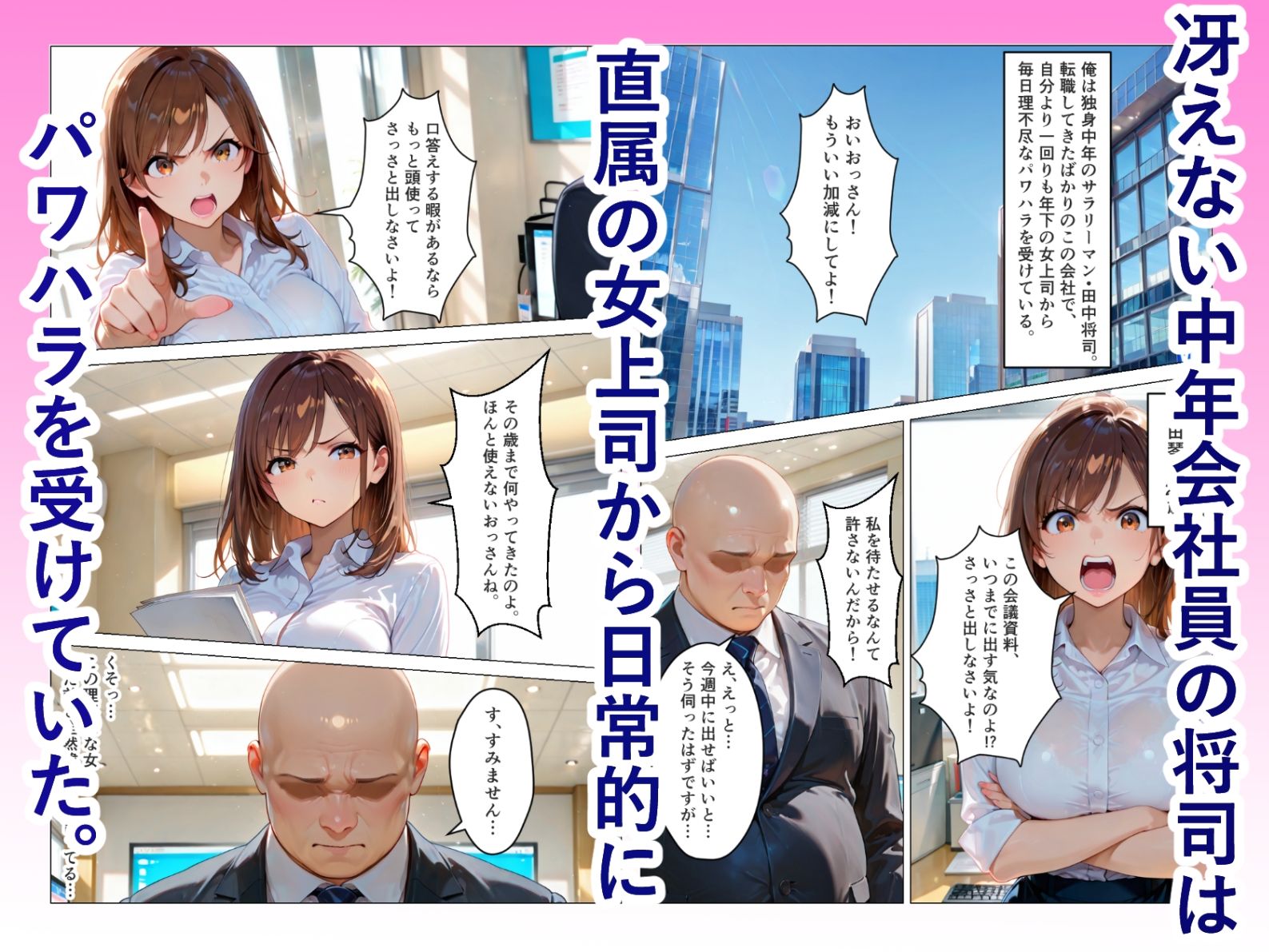 爆乳パワハラ上司の弱みを握ったので、セーラーコスさせて孕ませた話 サンプル画像1