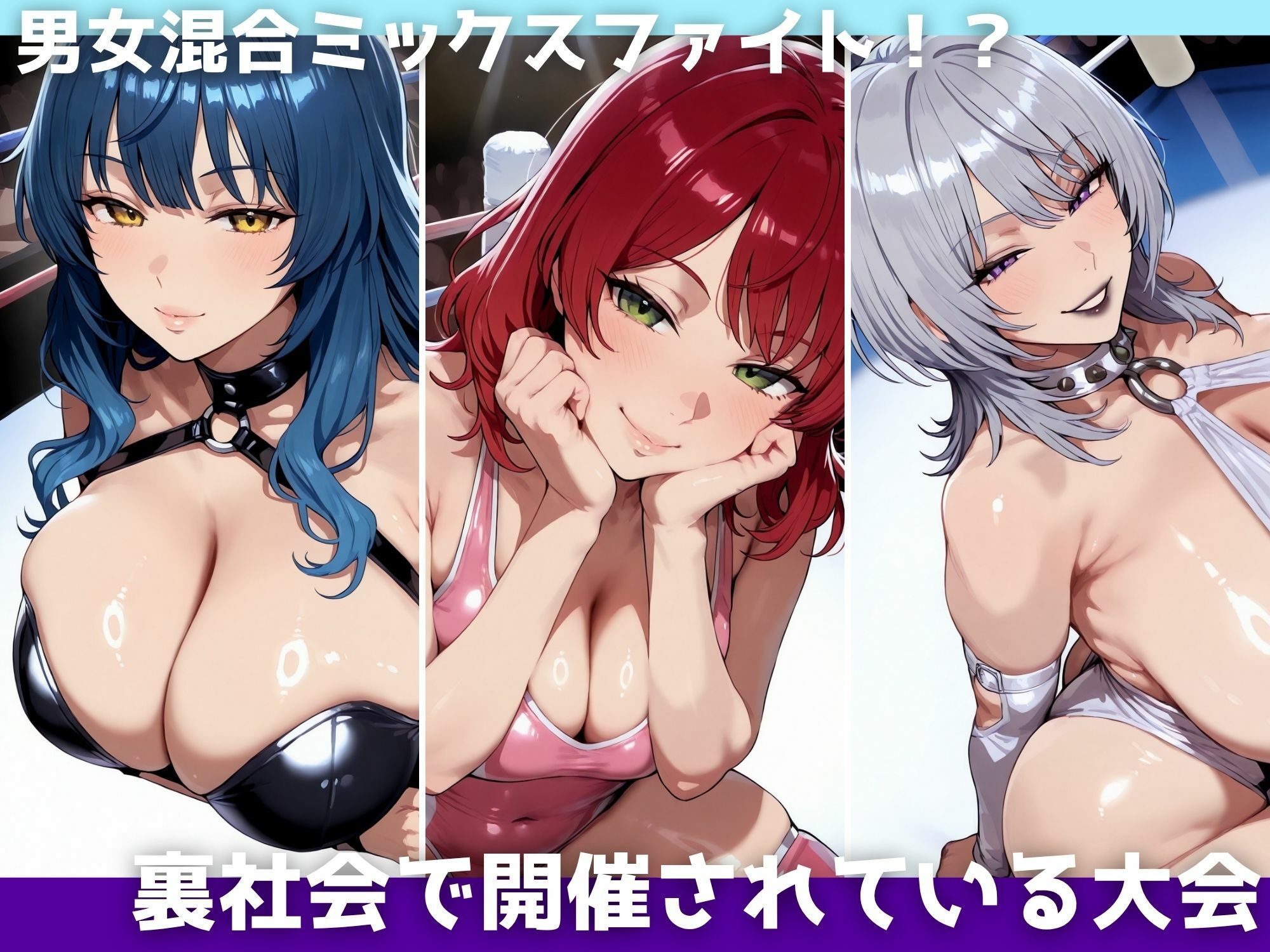 爆乳プロレスFight02〜愛しき女体の絡み合い〜 サンプル画像1