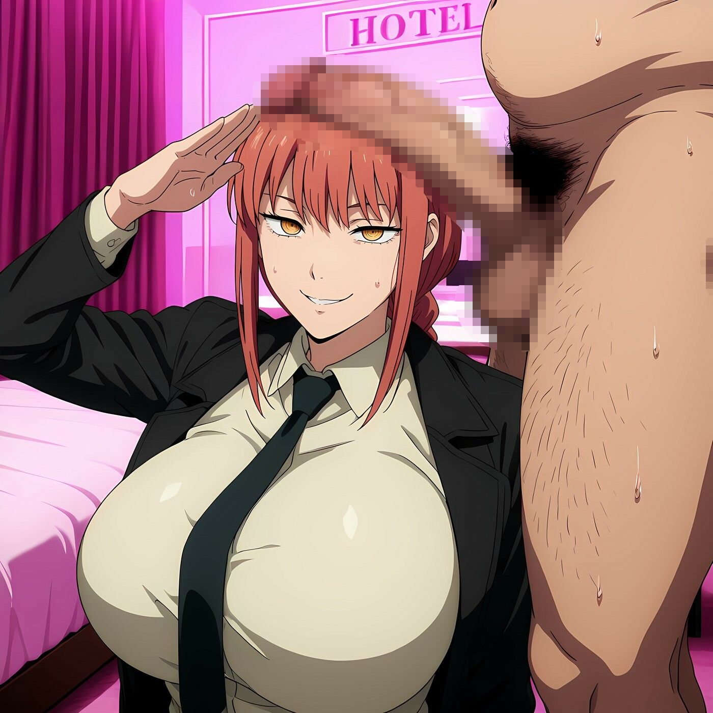 爆乳マキ◯老人を逆ナンパ サンプル画像1