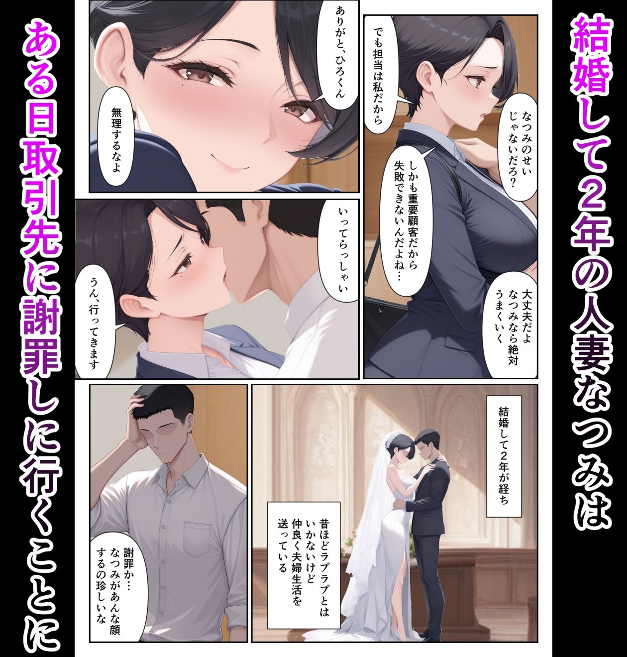 爆乳人妻は元カレちんぽに寝取られる サンプル画像1