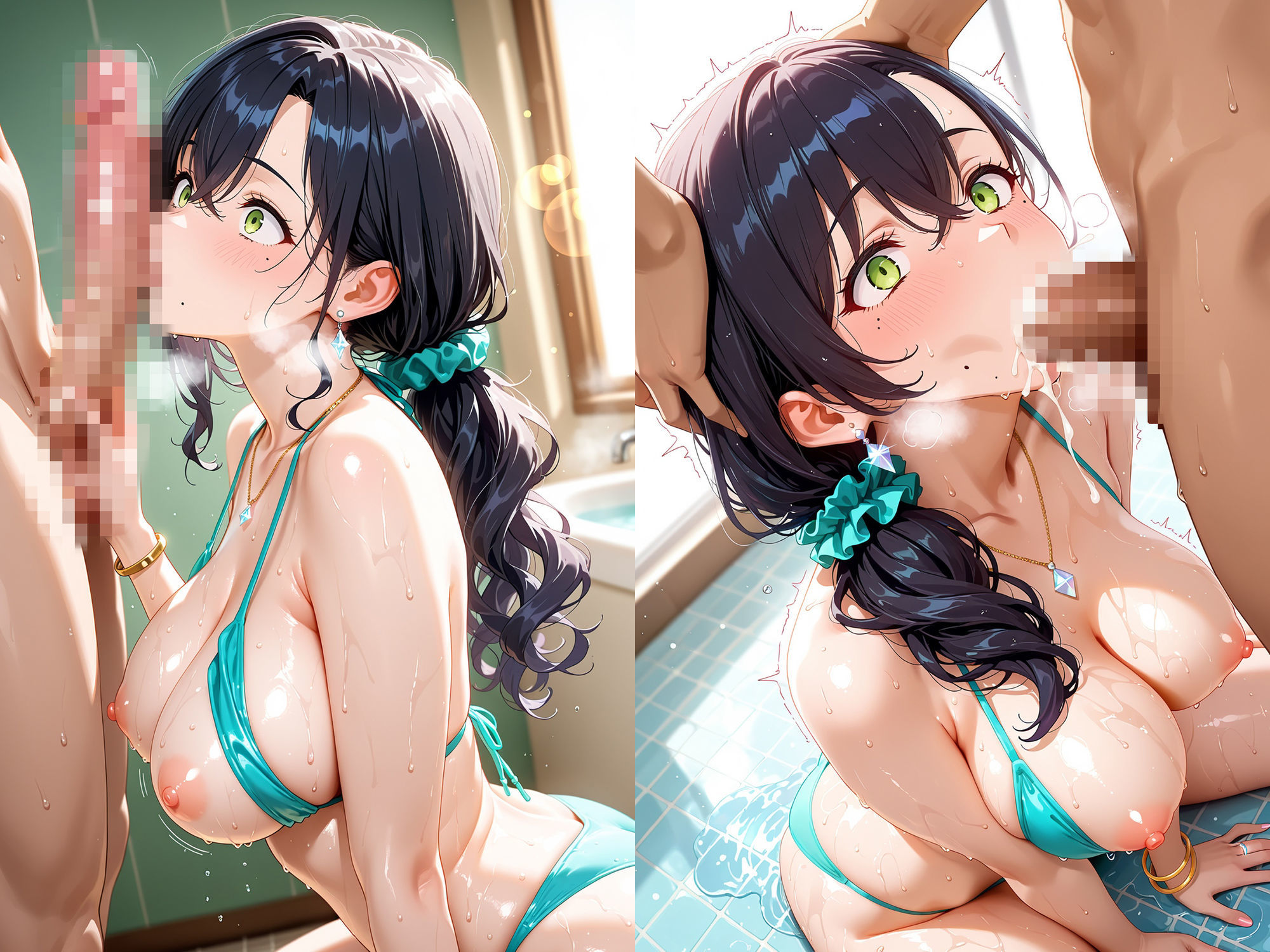 爆乳人妻は海で逝く サンプル画像5