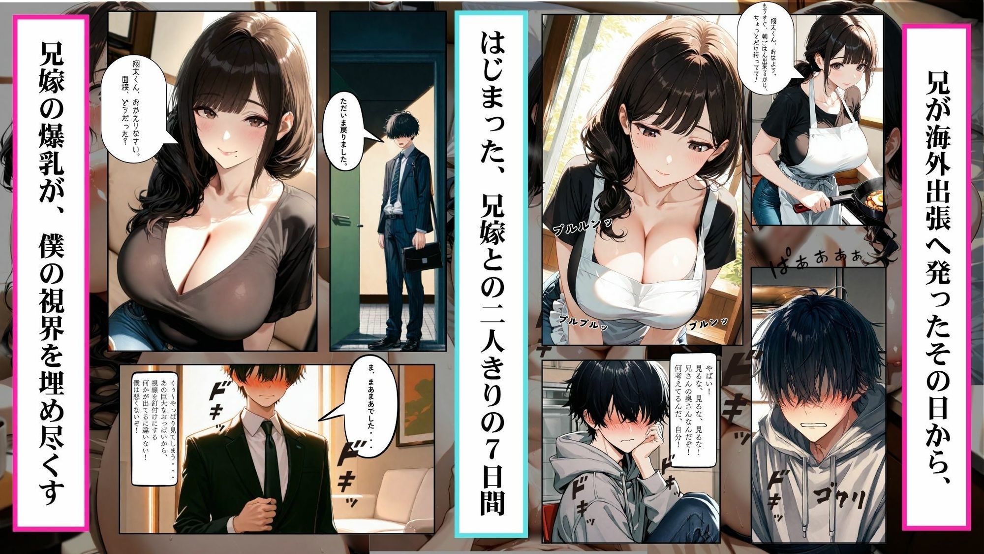 爆乳兄嫁と過ごした禁断の7日間 就活で上京したら、義姉と二人きりになって孕ませた話 サンプル画像3