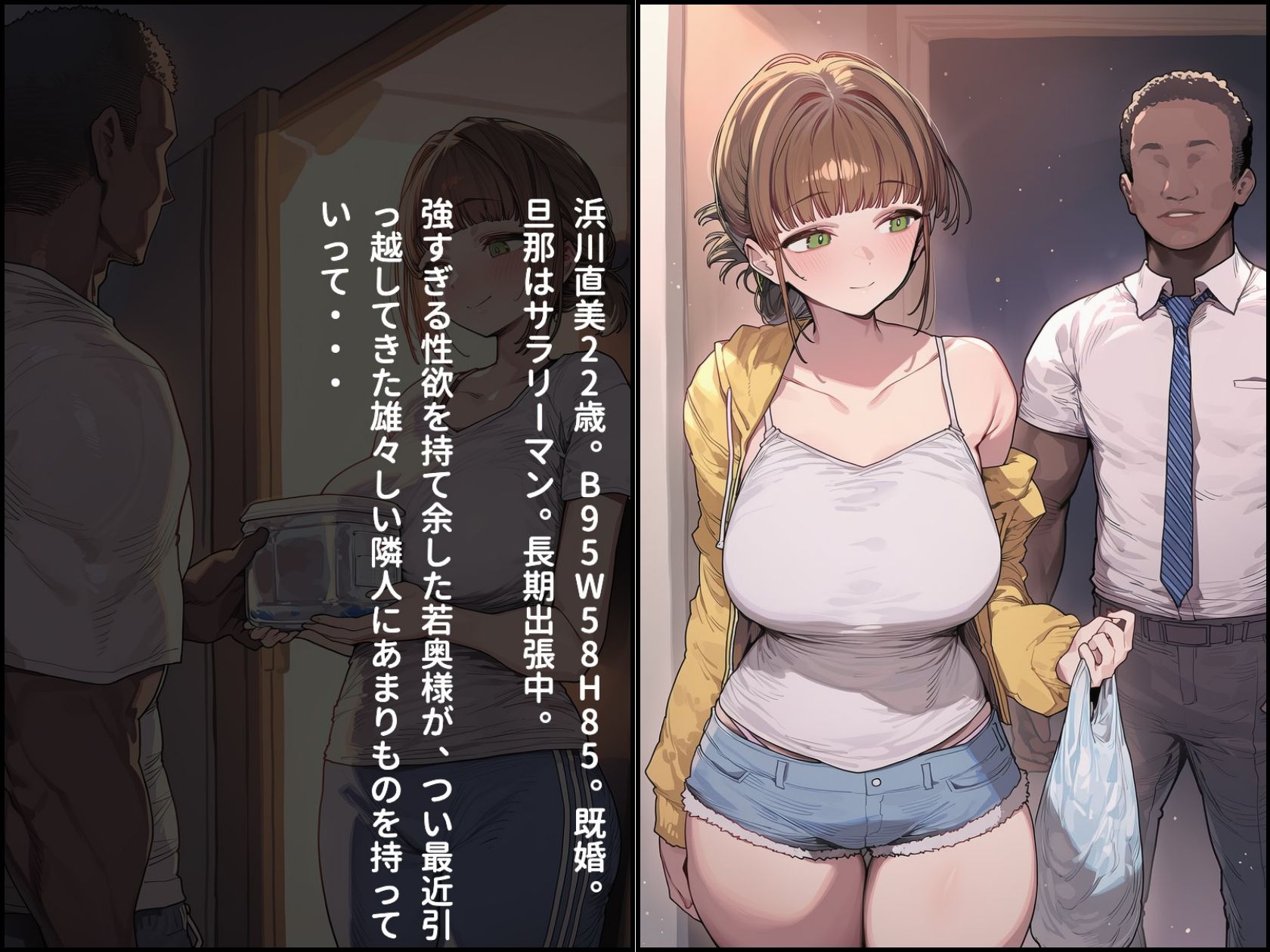 爆乳妻団地妻の性事情お隣さん編 サンプル画像1