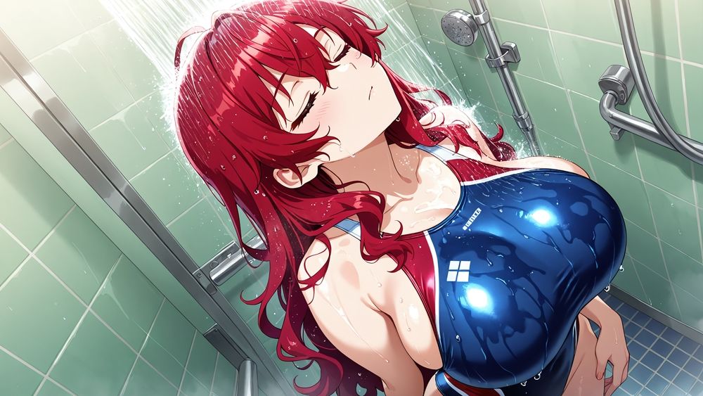 爆乳茶赤水泳美女がコーチと秘密契約で淫らな個人レッスン【4K】 サンプル画像7