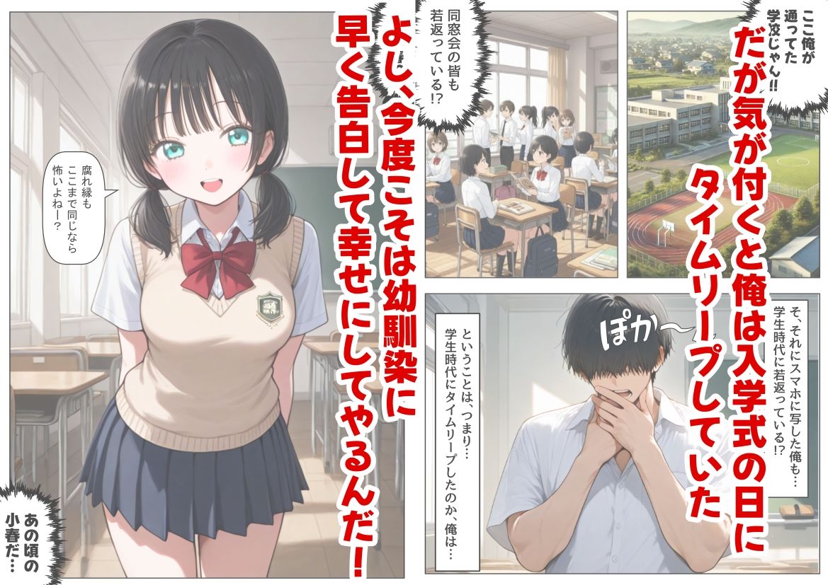 片思いの幼馴染は俺が何度タイムリープしても、非処女になる件 サンプル画像6