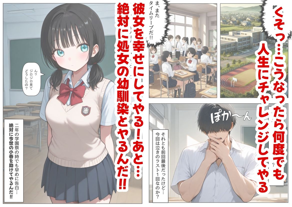 片思いの幼馴染は俺が何度タイムリープしても、非処女になる件 サンプル画像8