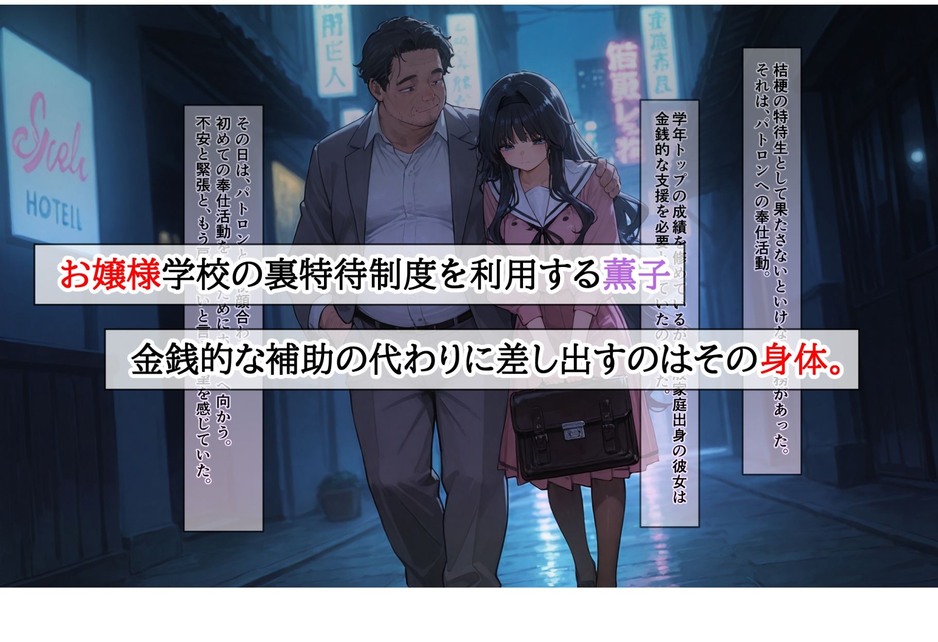 特待生の奉仕義務 お嬢様学校の裏特待制度 〜奨学金と引き換えにパトロンに捧げた処女膜〜 サンプル画像1