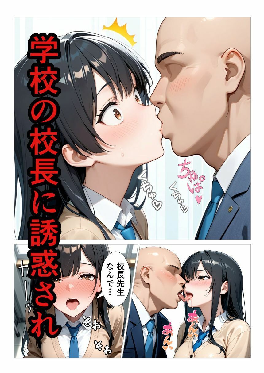 特待生の美少女女子校生が悪徳校長にメス堕ち サンプル画像2