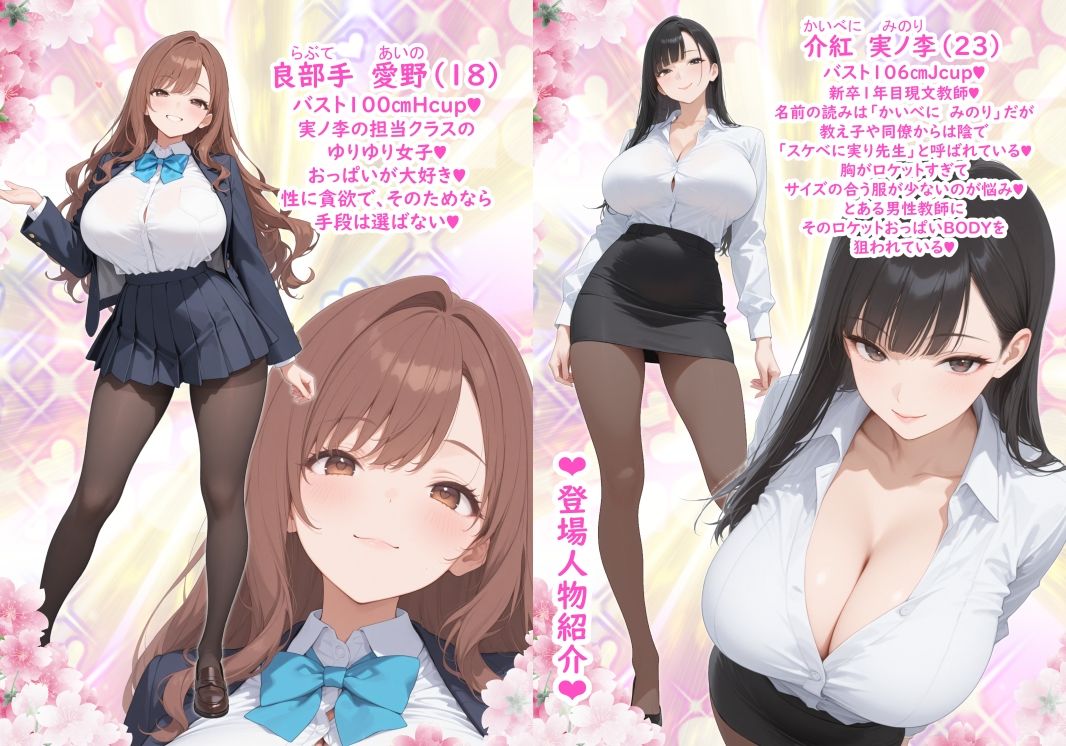 狙われたロケットおっぱい女教師！おぢアタックに悶絶するJカップBODY サンプル画像2