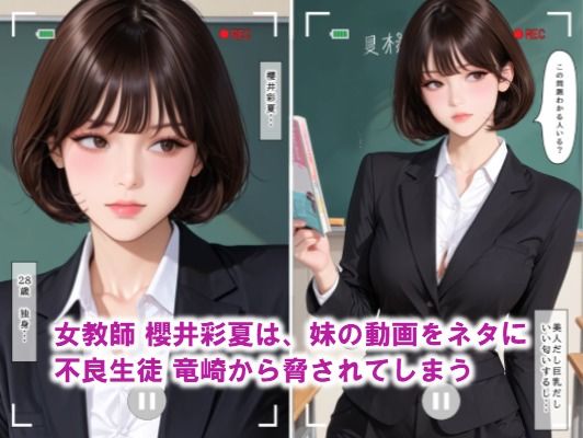 狙われた女教師 絶望の教室（前編） サンプル画像1