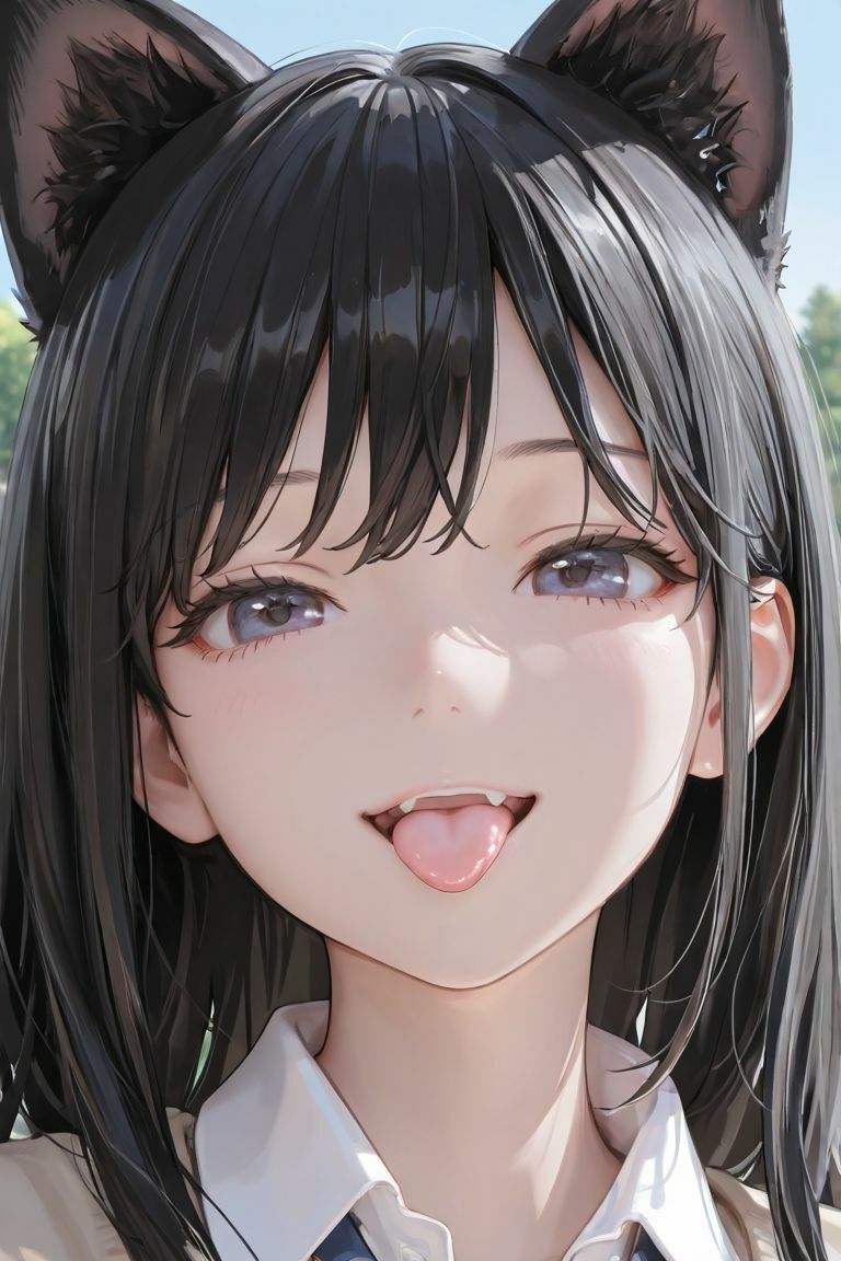 猫耳JKの通学路 サンプル画像5