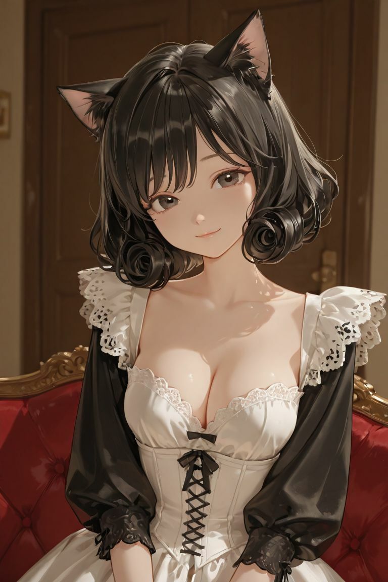 猫耳お嬢様 サンプル画像1