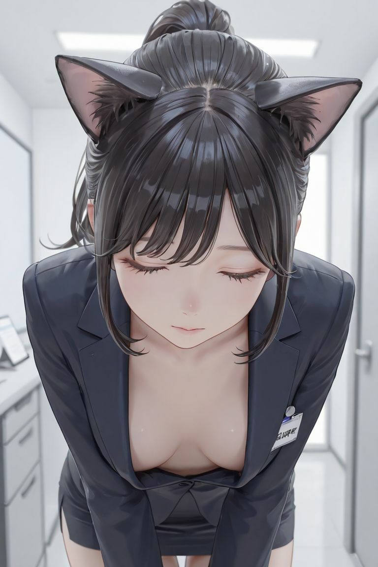 猫耳女子社員 サンプル画像10