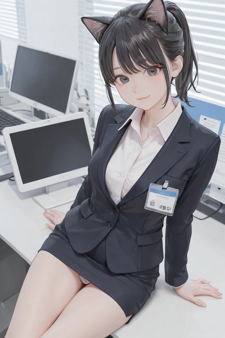 猫耳女子社員 サンプル画像5