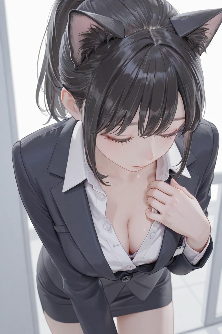 猫耳女子社員 サンプル画像8