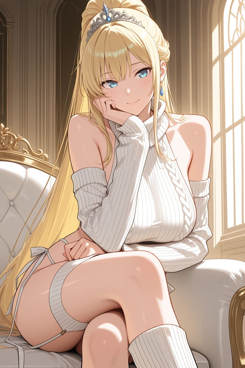 王女は着衣で甘々 サンプル画像1