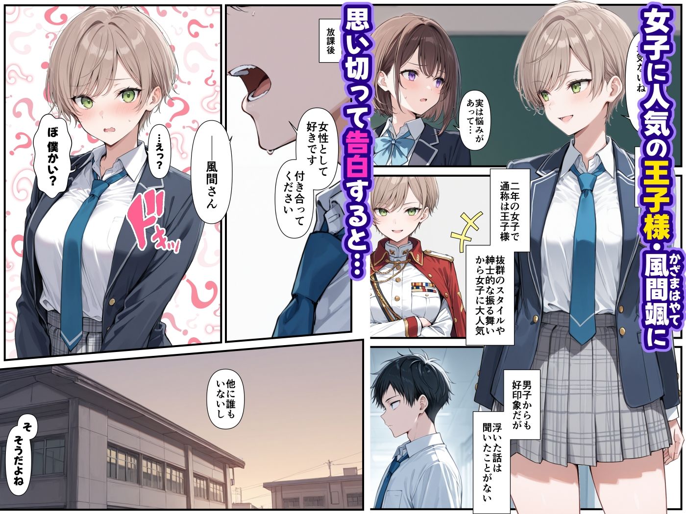 王子様の雌を俺だけが知っている サンプル画像1