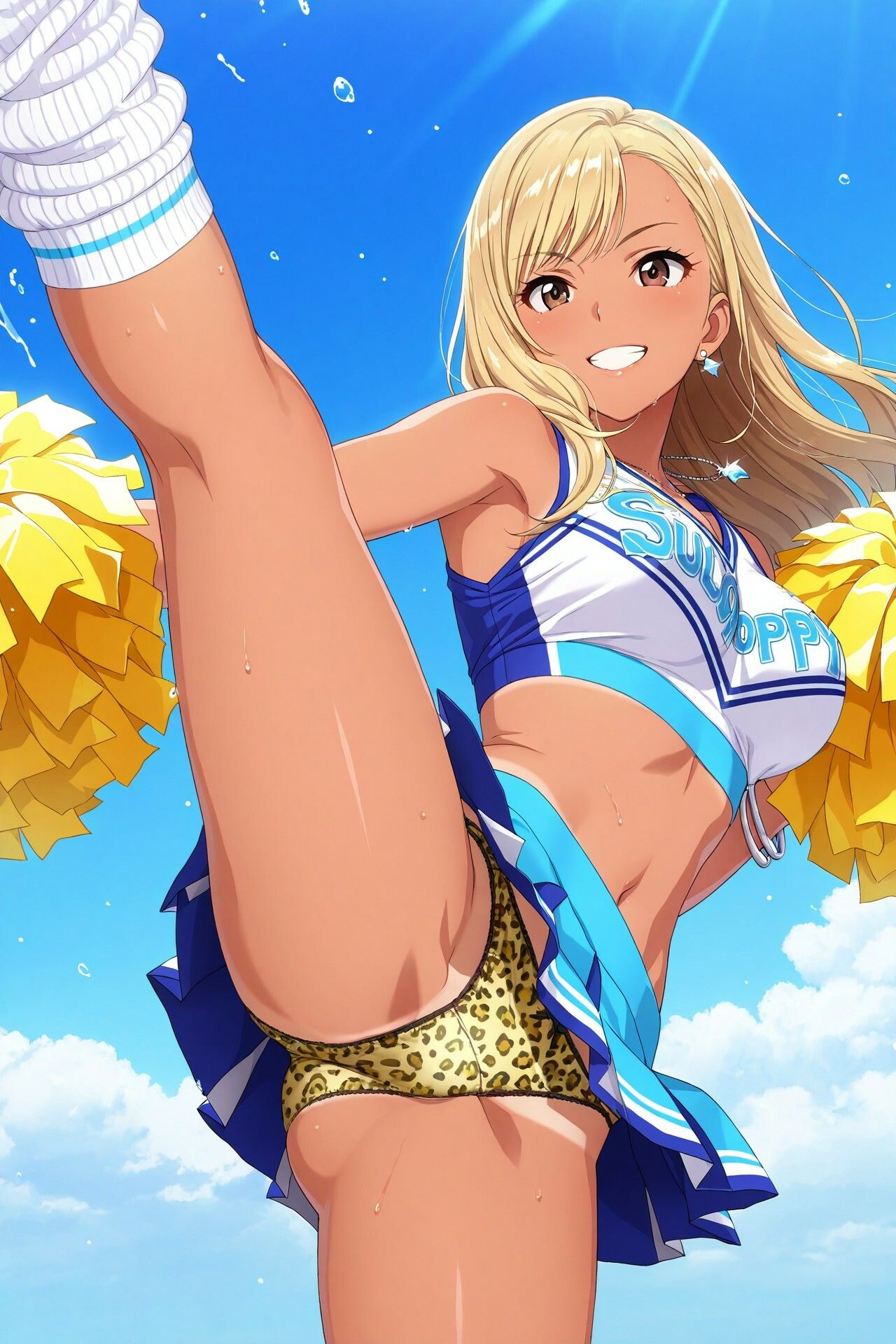 生パンチアガールのたくし上げ＆ハイキックパンチラ  Vol.2 サンプル画像3