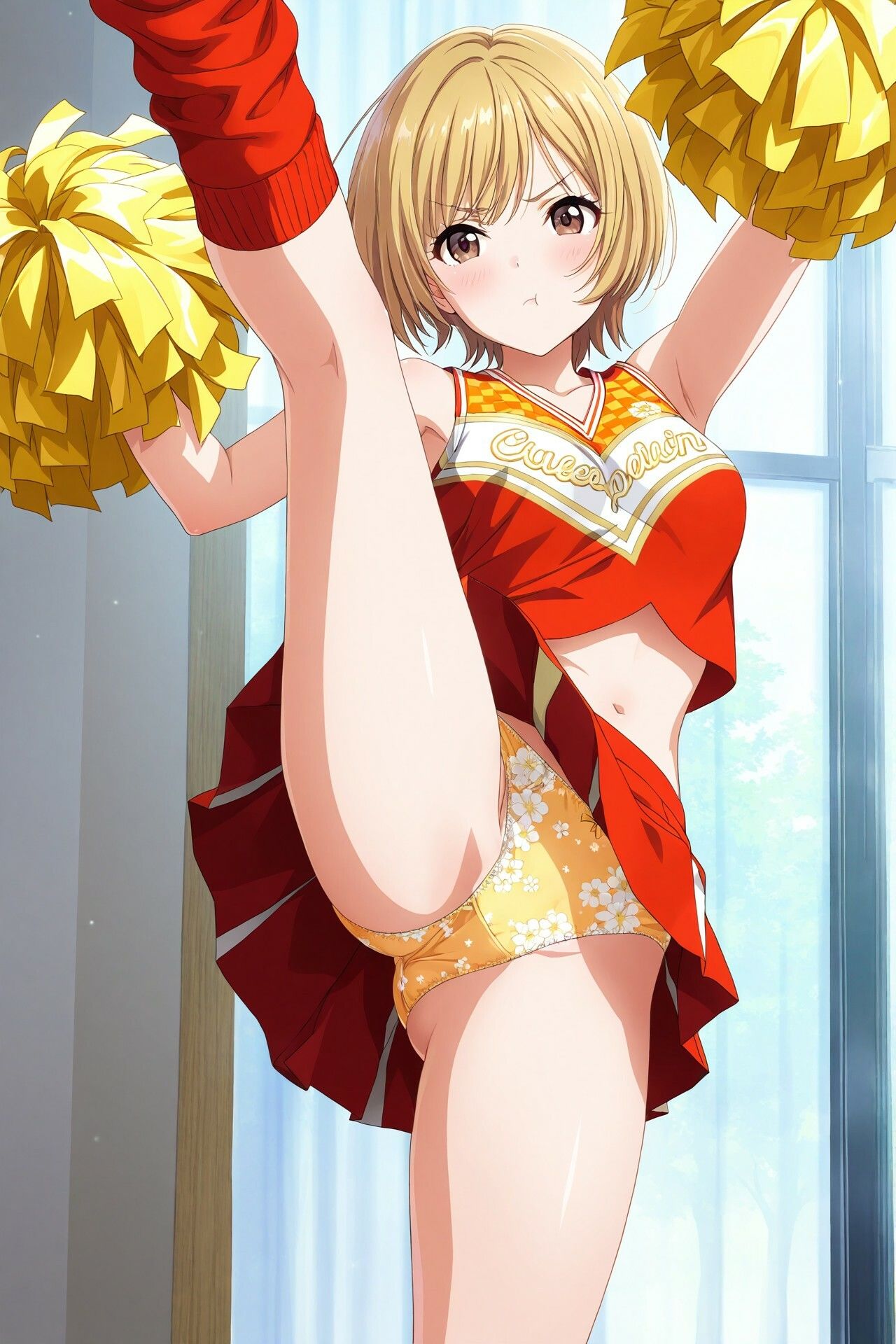 生パンチアガールのたくし上げ＆ハイキックパンチラ  Vol.2 サンプル画像5