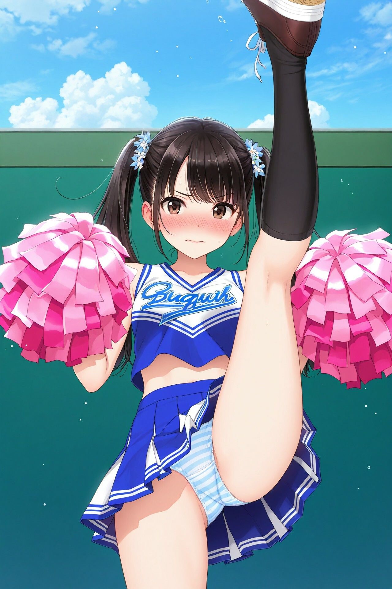 生パンチアガールのたくし上げ＆ハイキックパンチラ  Vol.2 サンプル画像7