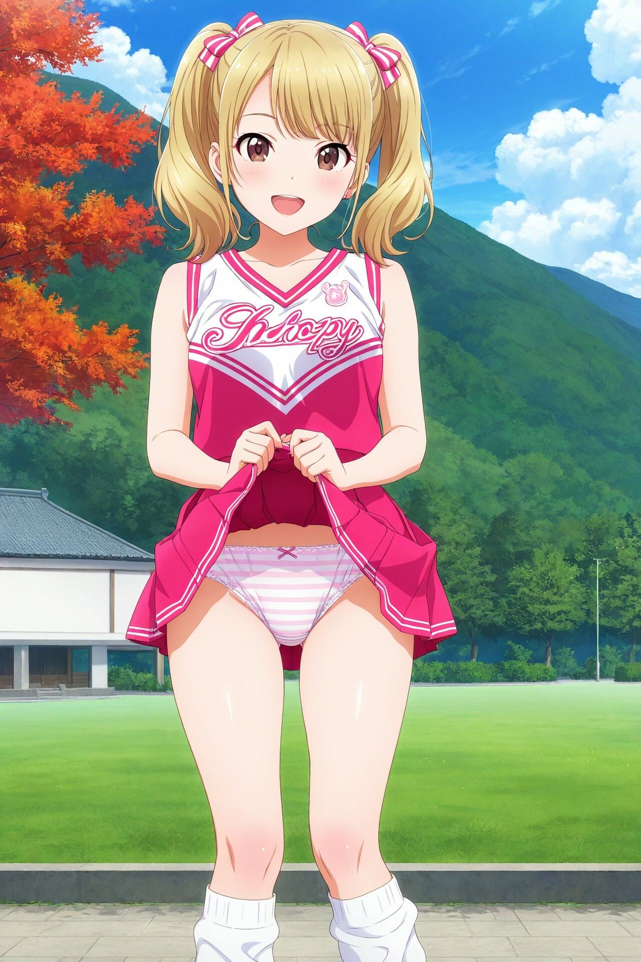 生パンチアガールのたくし上げ＆ハイキックパンチラ  Vol.2 サンプル画像8